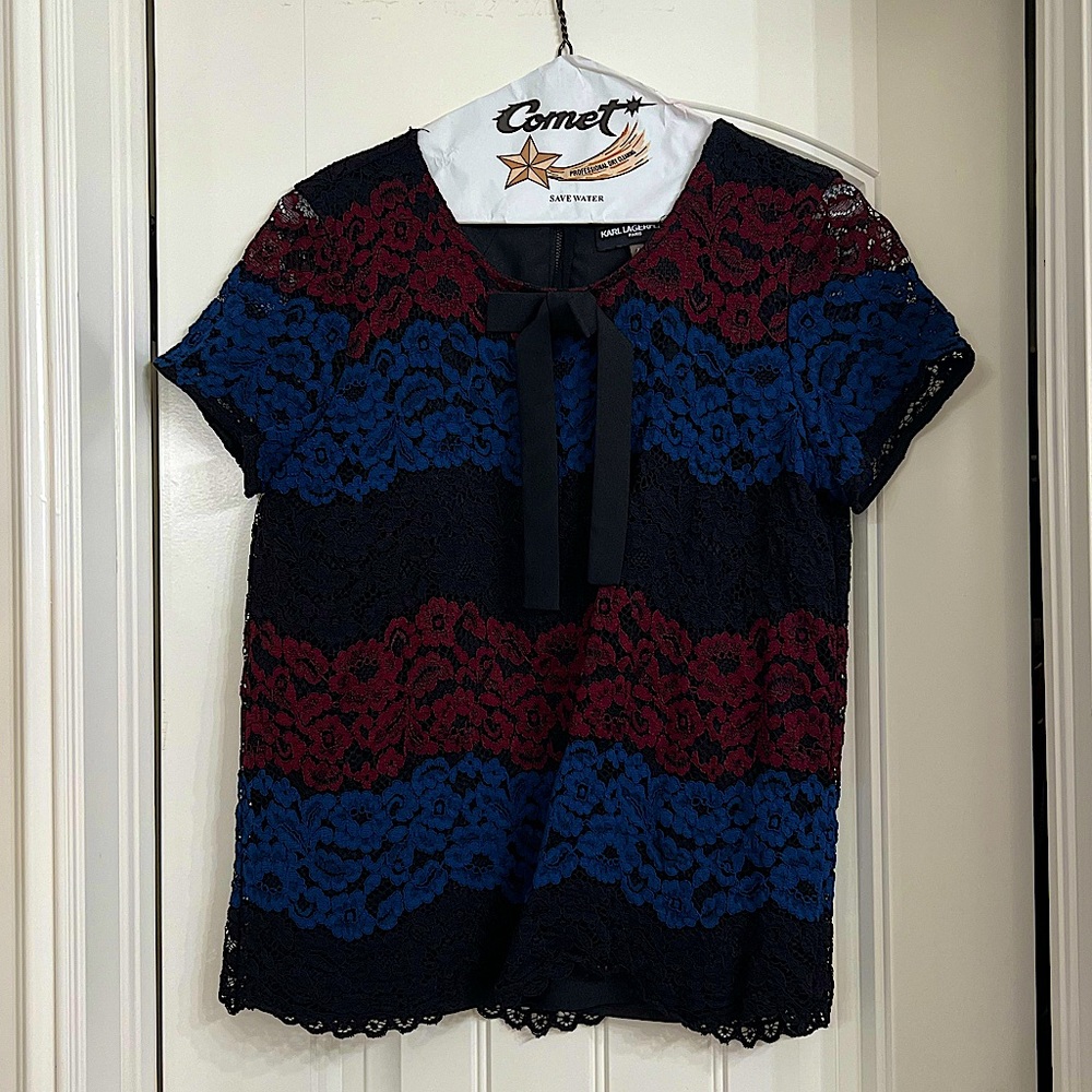 Karl Lagerfeld lace top